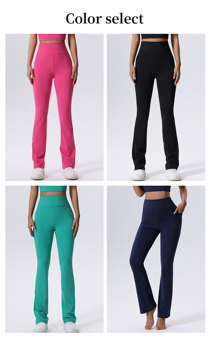 Pantalon de sport femme taille haute extensible effet lift