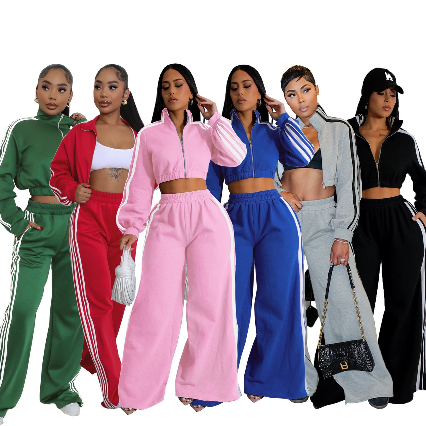 Pull rayé zippé épais – Tenue décontractée