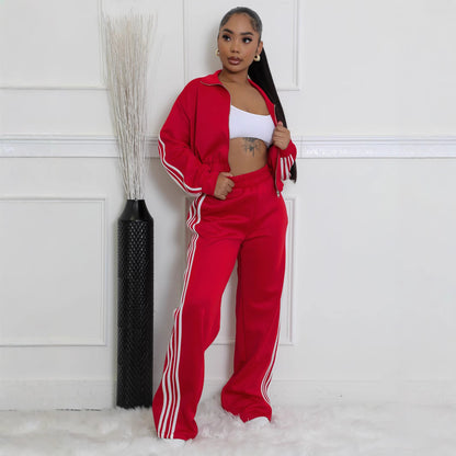 Pull rayé zippé épais – Tenue décontractée