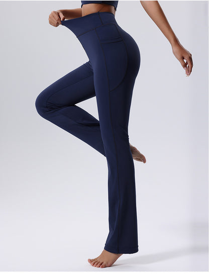 Pantalon de sport femme taille haute extensible effet lift