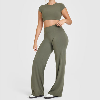 🍑 Pantalon de yoga gainant “Peach Hip”