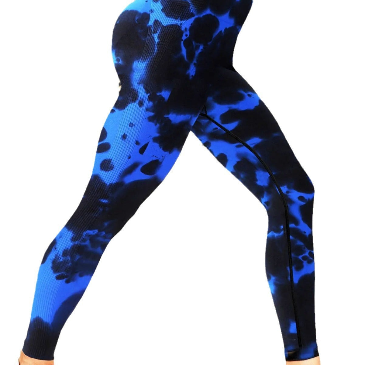 Legging femme moulant à motif floral pour sport